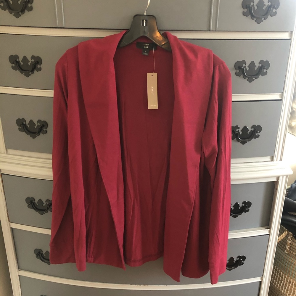 NWT J Crew Jersey Cardigan